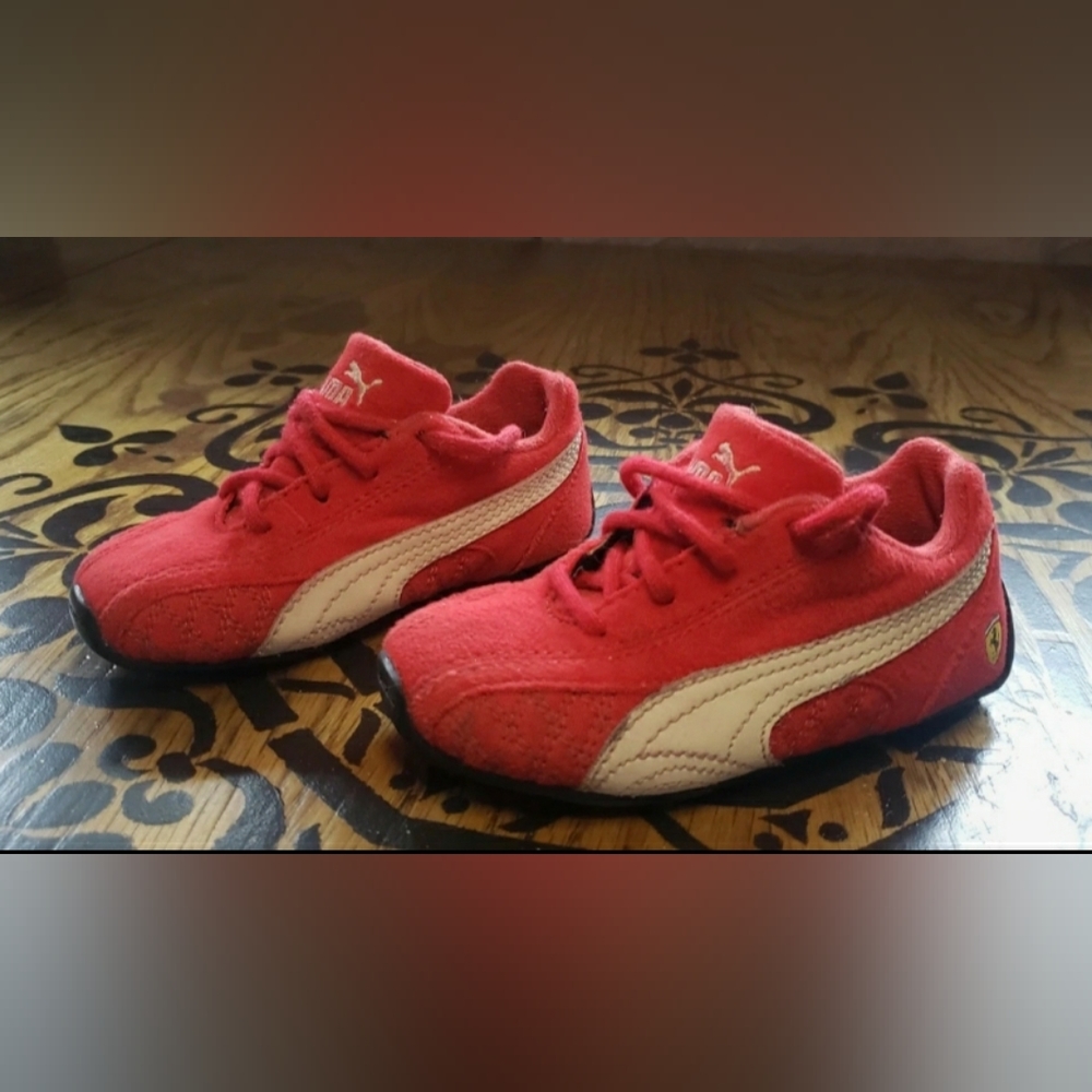 Puma Ferrari sneakers b/c we all need faster toddlers. - Picture 2 of 8
